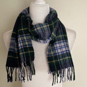 Blarney Woolen Mills Wool Tartan Plaid Scarf